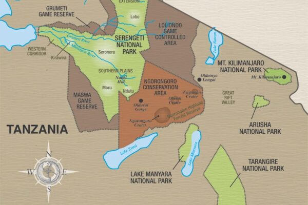 Serengeti-Mara Ecosystem Map Serengeti-Mara Ecosystem Map